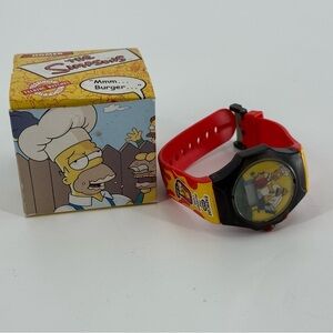 Vintage Homer Simpson Burger King Watch